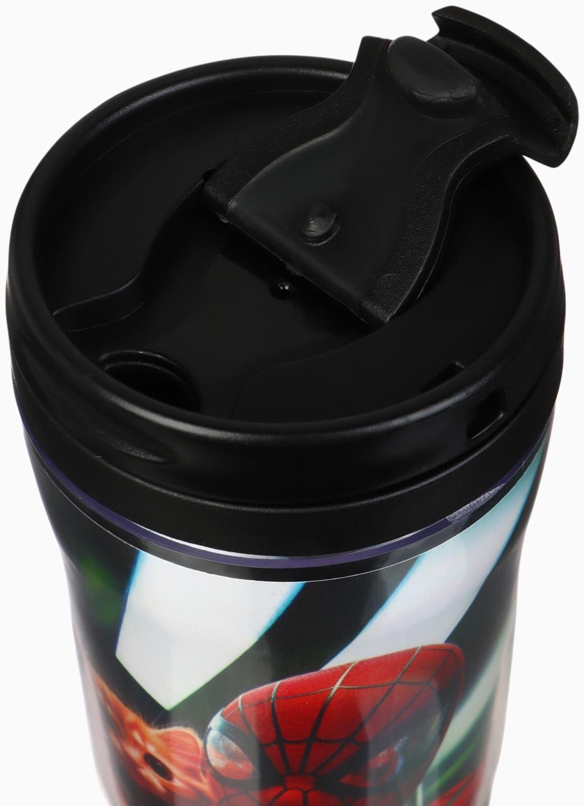 Термостакан детский со вставкой «Человек паук с котиком», 250 мл