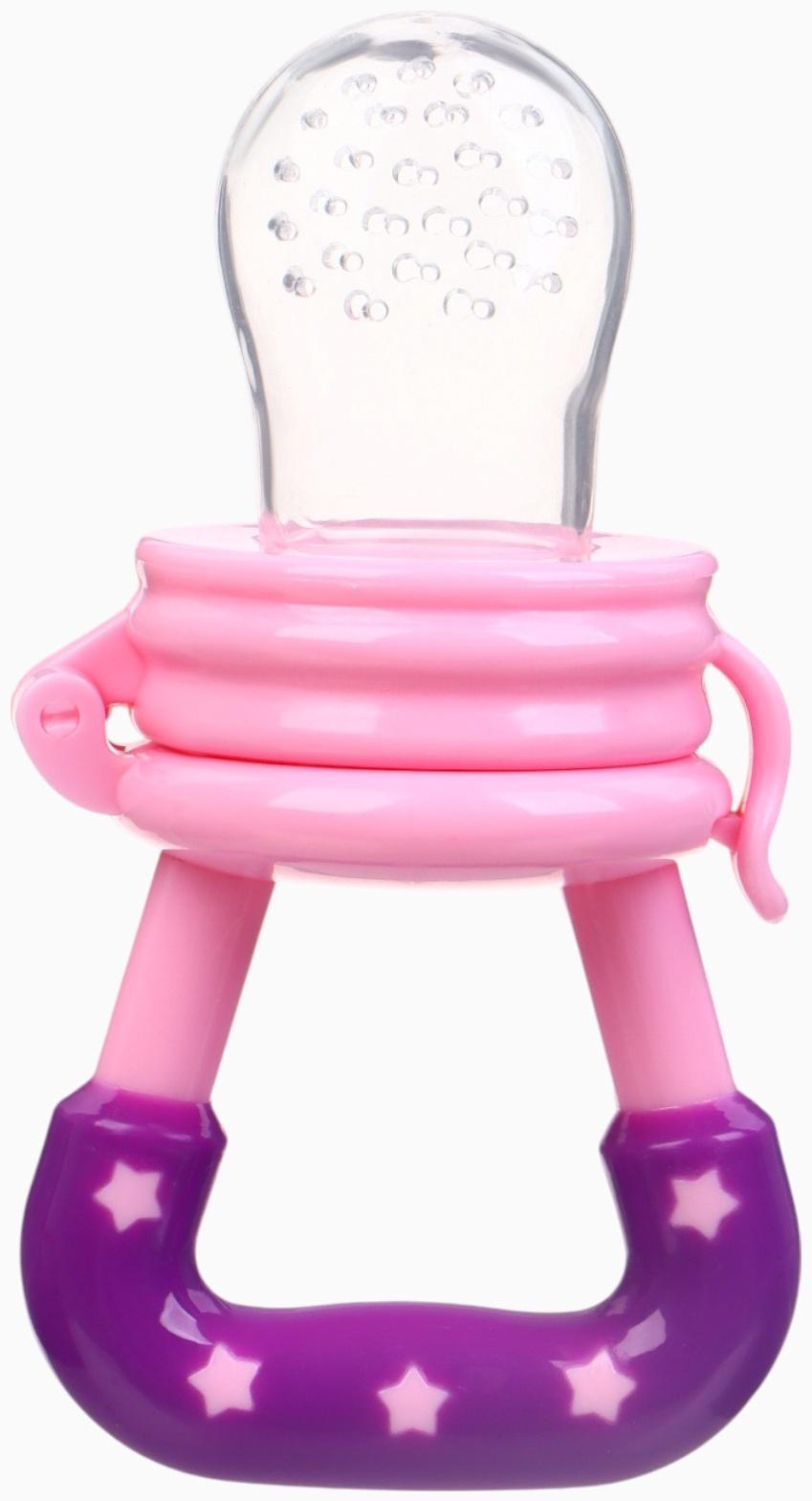 Ниблер для прикорма, с силиконовой сеточкой «Принцесса», розовый