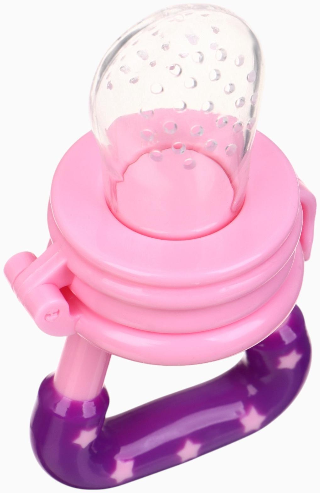 Ниблер для прикорма, с силиконовой сеточкой «Принцесса», розовый