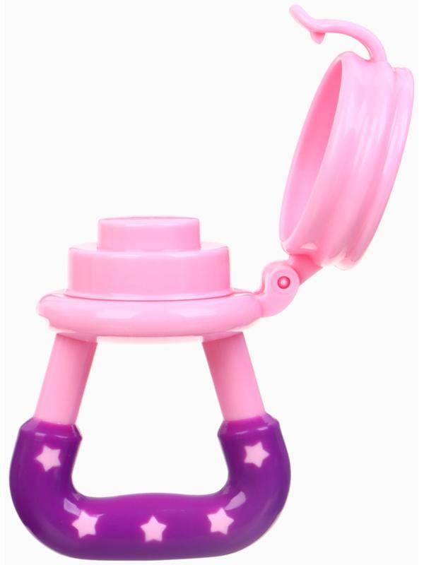 Ниблер для прикорма, с силиконовой сеточкой «Принцесса», розовый