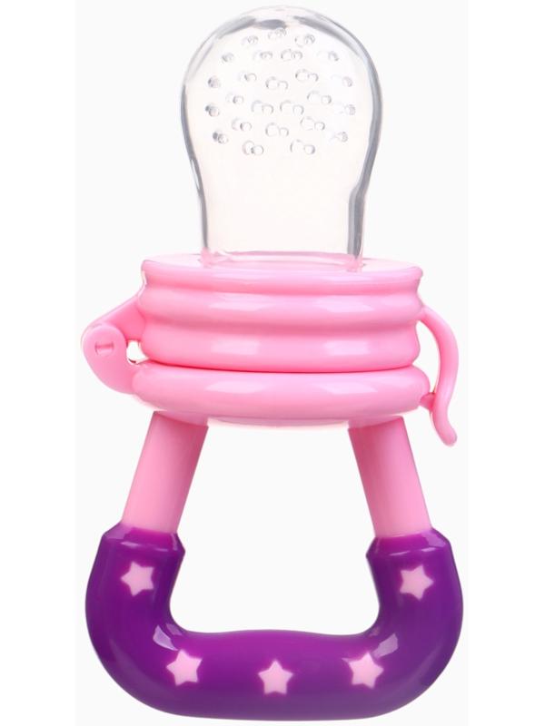 Ниблер для прикорма, с силиконовой сеточкой «Принцесса», розовый