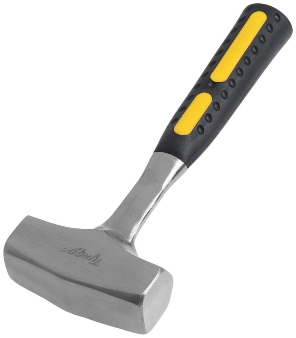 Кувалда ТУНДРА, цельнокованая, квадратный боек, двухкомпонентная рукоятка, 1.5 кг