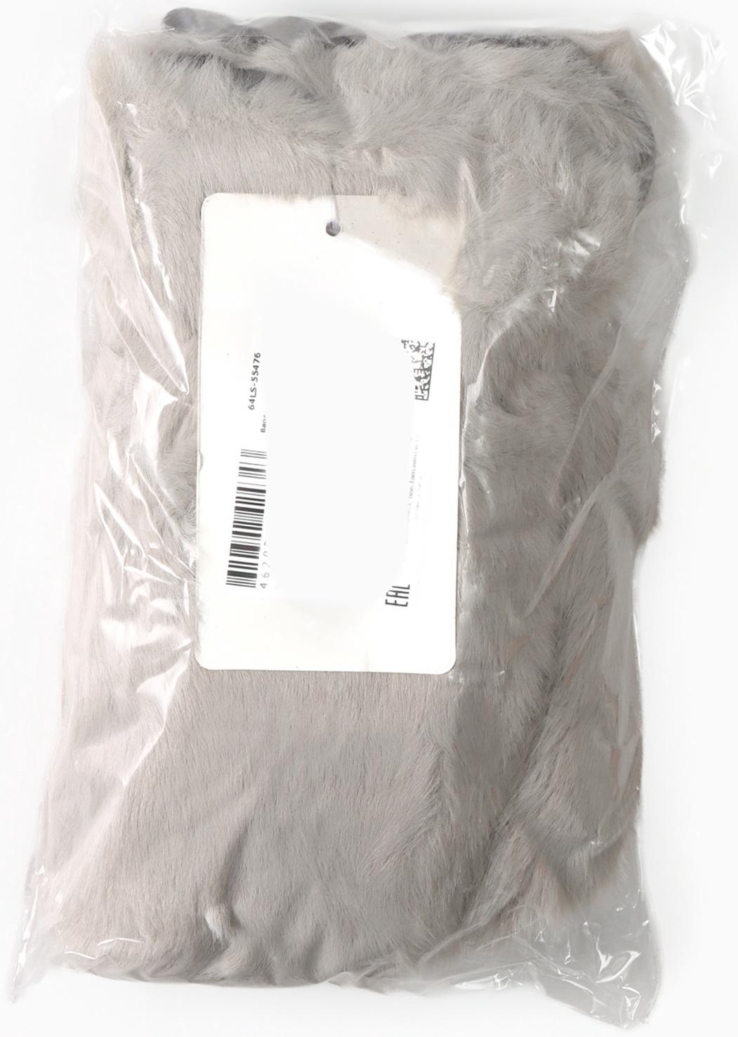 Варежки подросковые MINAKU, пушистые, 20 см, серые