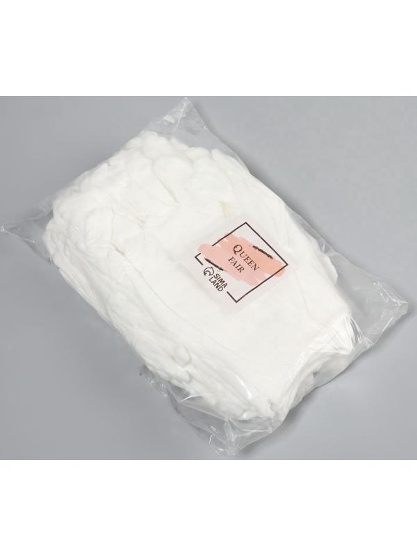 Перчатки хлопковые, набор 12 пар, размер S, белые