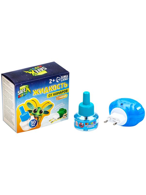 Комплект от комаров SAFEX KIDS (фумигатор+жидкость), 1 шт.