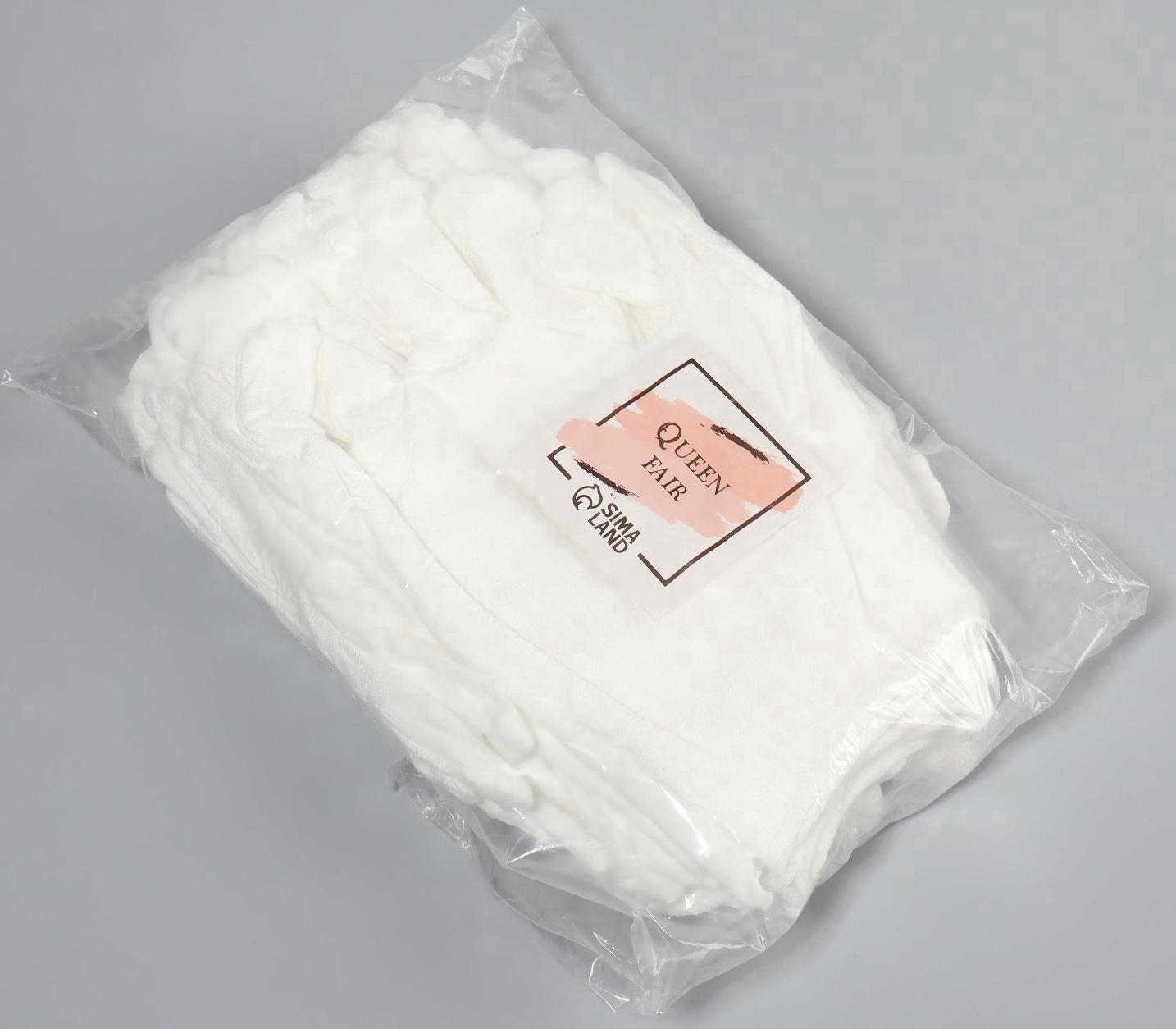 Перчатки хлопковые, набор 12 пар, размер M, белые