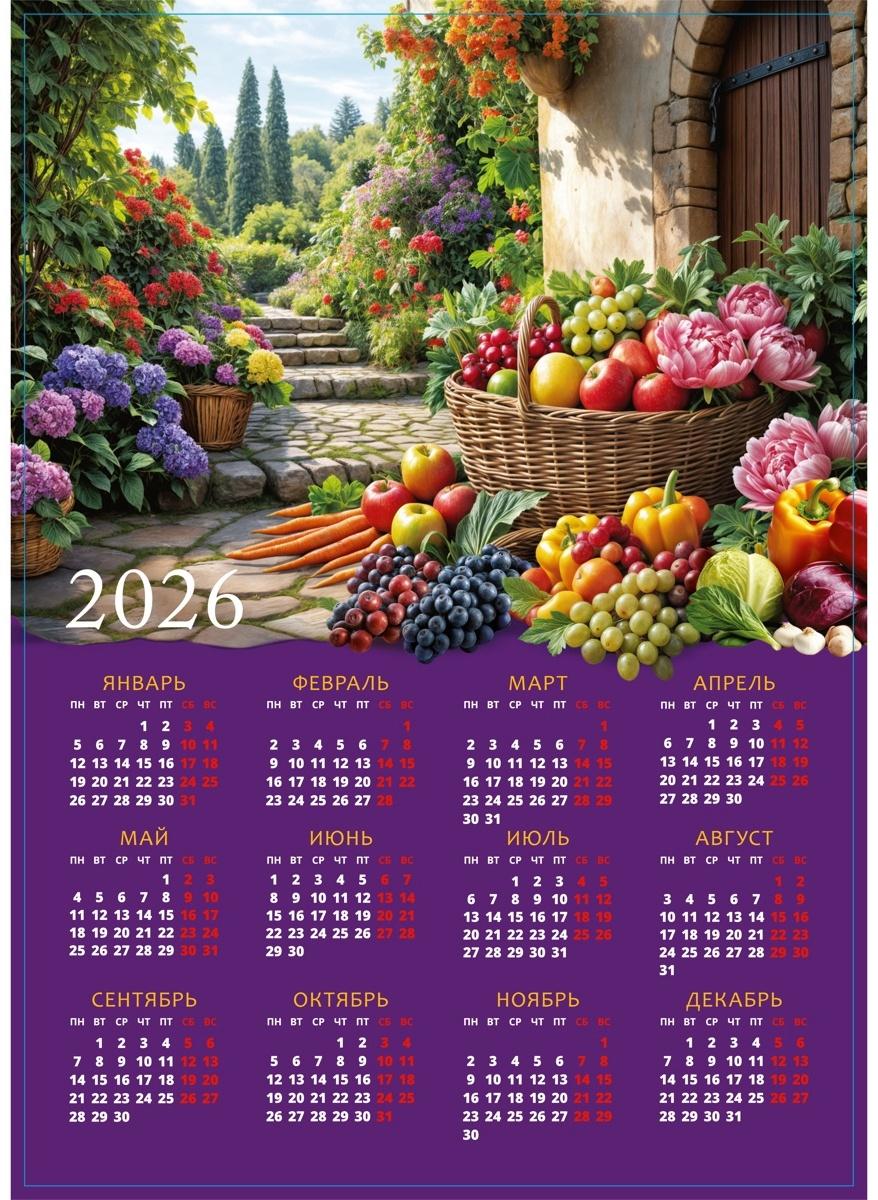 Календарь 2026 «Натюрморт», А3