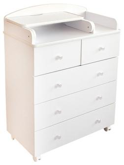 Комод пеленальный Сан Ремо / San Remo, белый