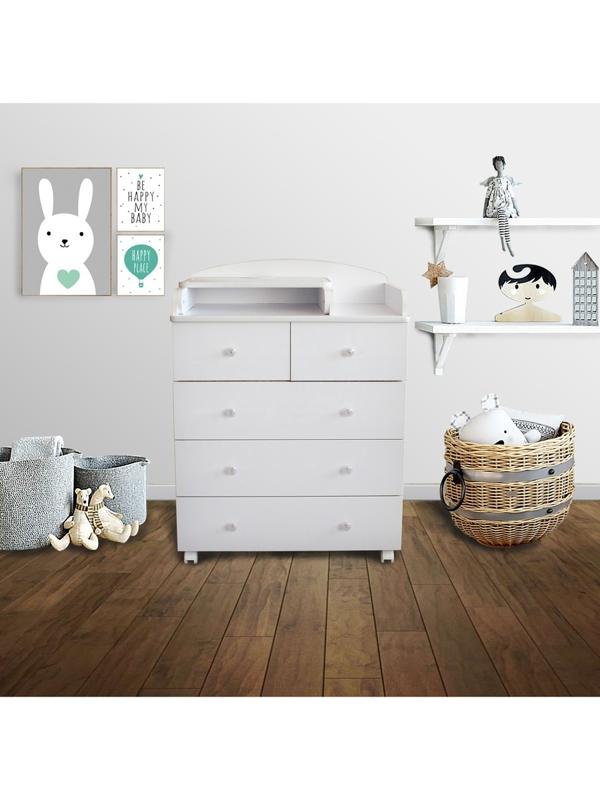 Комод пеленальный Сан Ремо / San Remo, белый
