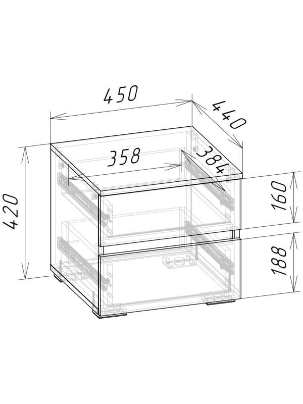 Спальный гарнитур «Лора», комплект 6 предметов, цвет белый