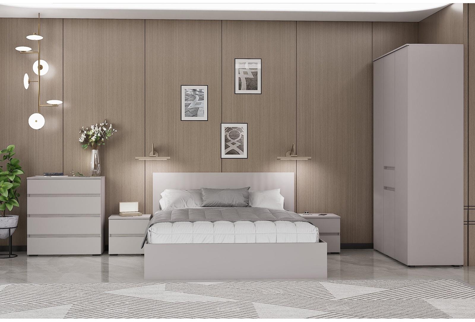 Спальный гарнитур «Лора», комплект 6 предметов, цвет кашемир