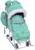 Санки - коляска «Ника Детям 7-5SK», чехол для ног, рукавички, сумка, мятный