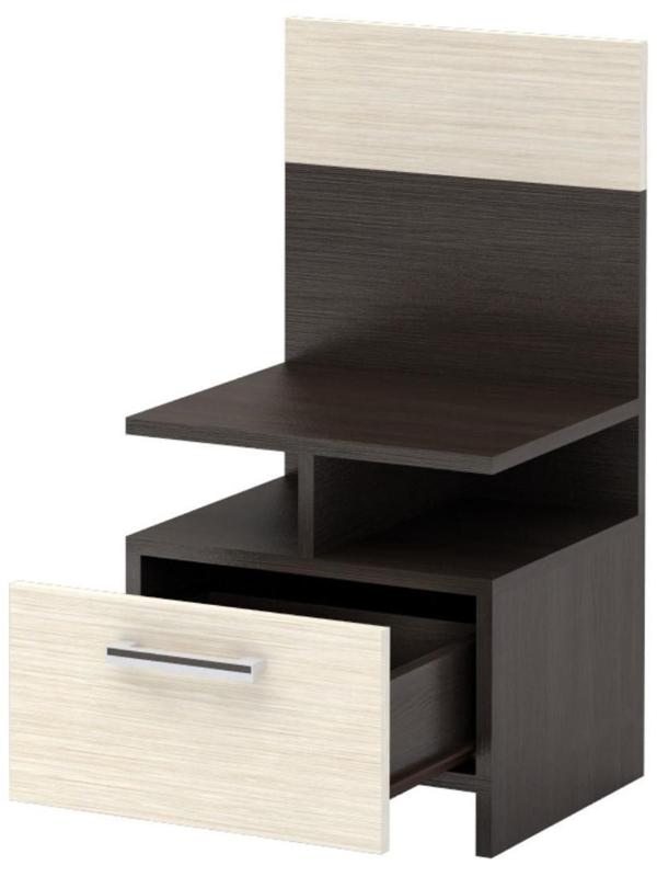 Спальный гарнитур «Леси», комплект 3 предмета, цвет венге/дуб белфорд