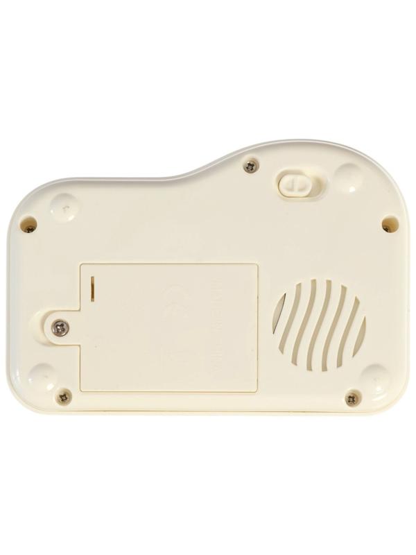 Музыкальное детское сенсорное пианино, звук, свет, белый