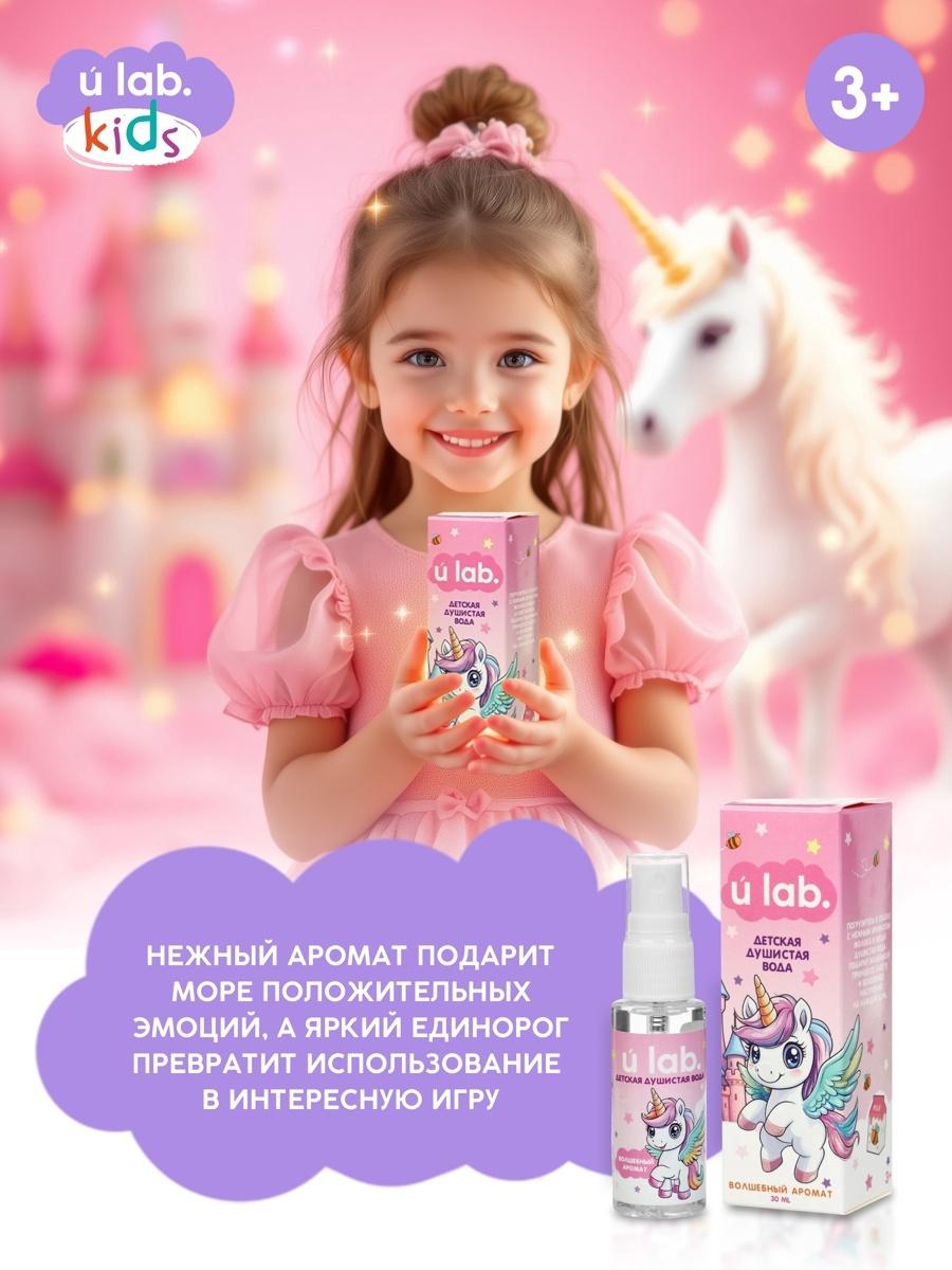 Душистая вода детская «Единороги», 30 мл, аромат молоко и мёд
