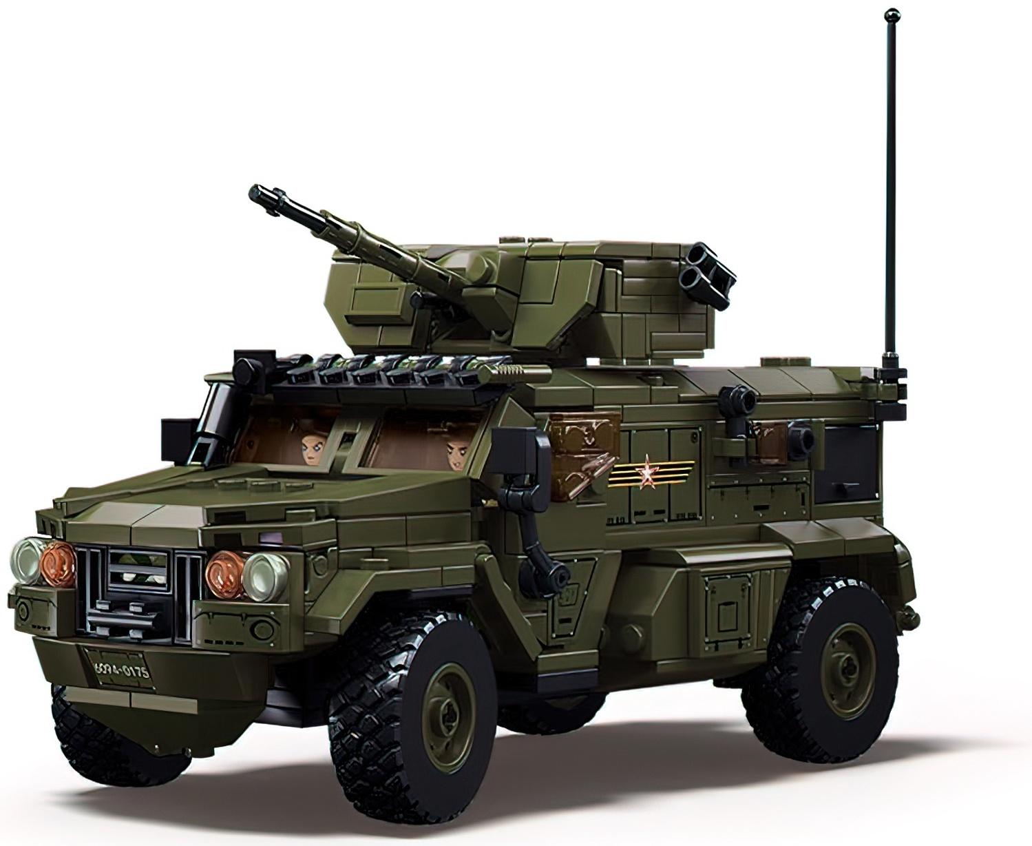 Конструктор «Модельки. Боевой транспорт», 519 деталей, с фигурками