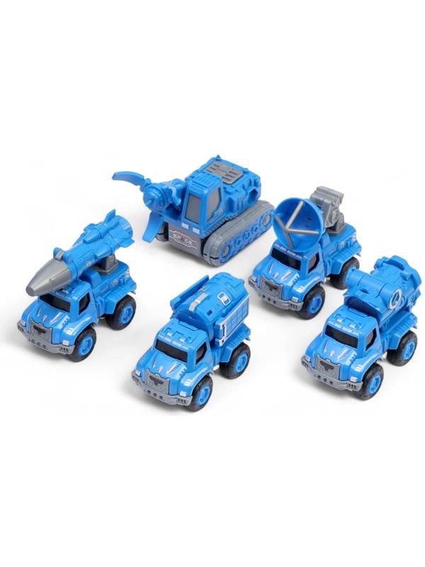 Робот-трансформер «Космобот», собирается из 5 машинок, подвижные детали