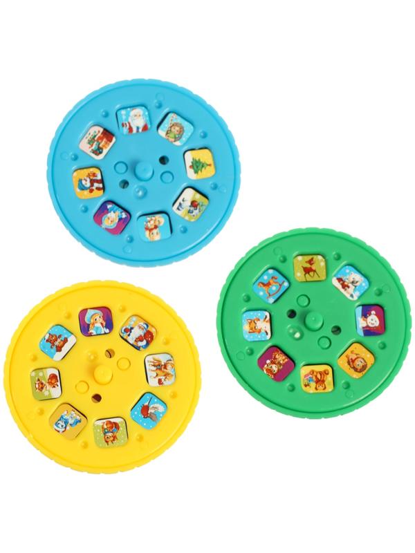 Игровой набор с проектором и книгами «Новогодний проектор. Лошадь», свет, 3 сказки