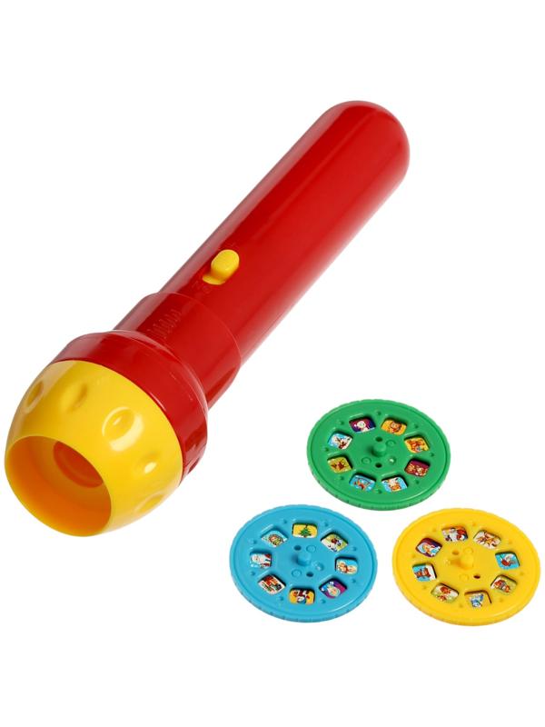 Игровой набор с проектором и книгами «Новогодний проектор. Лошадь», свет, 3 сказки