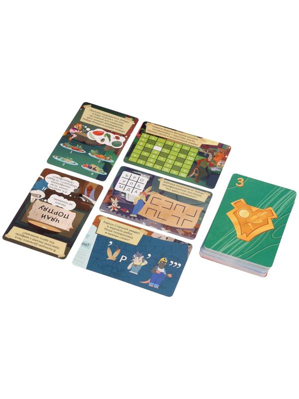 Карточная игра - квест «Барсукот. Очень зверский детектив. Секреты леса», с голосовым помощником, от 1 игрока, 6+