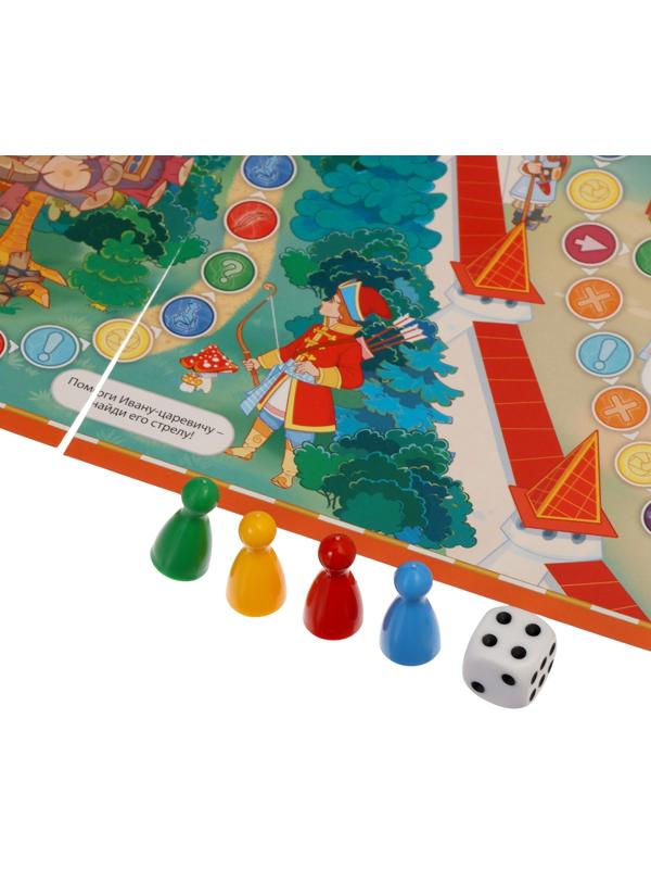 Настольная игра - ходилка с карточками «Любимые сказки», 2-4 игрока, от 6 лет