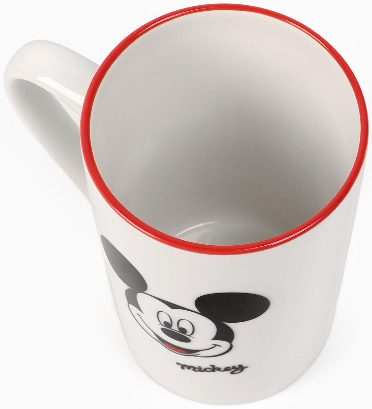 Кружка керамическая новогодняя, 385 мл, Микки Маус