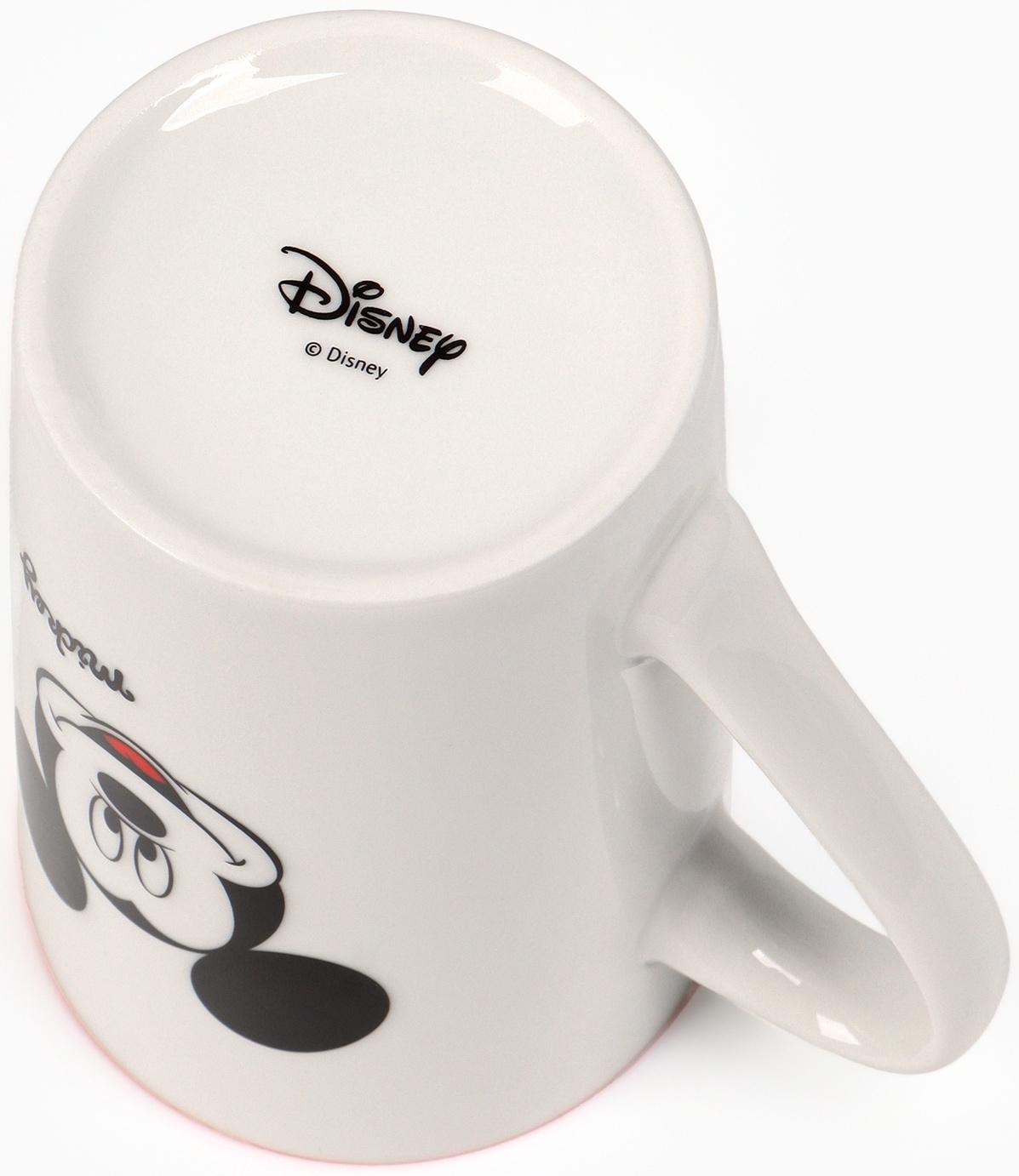 Кружка керамическая новогодняя, 385 мл, Микки Маус