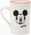 Кружка керамическая новогодняя, 385 мл, Микки Маус