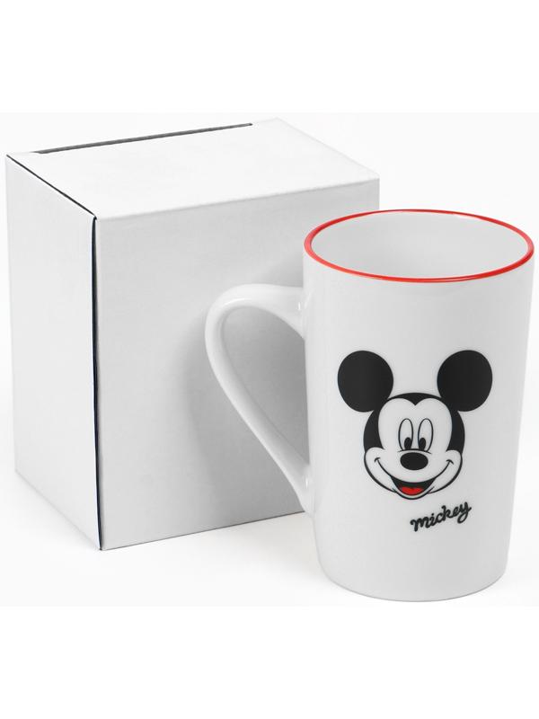 Кружка керамическая новогодняя, 385 мл, Микки Маус