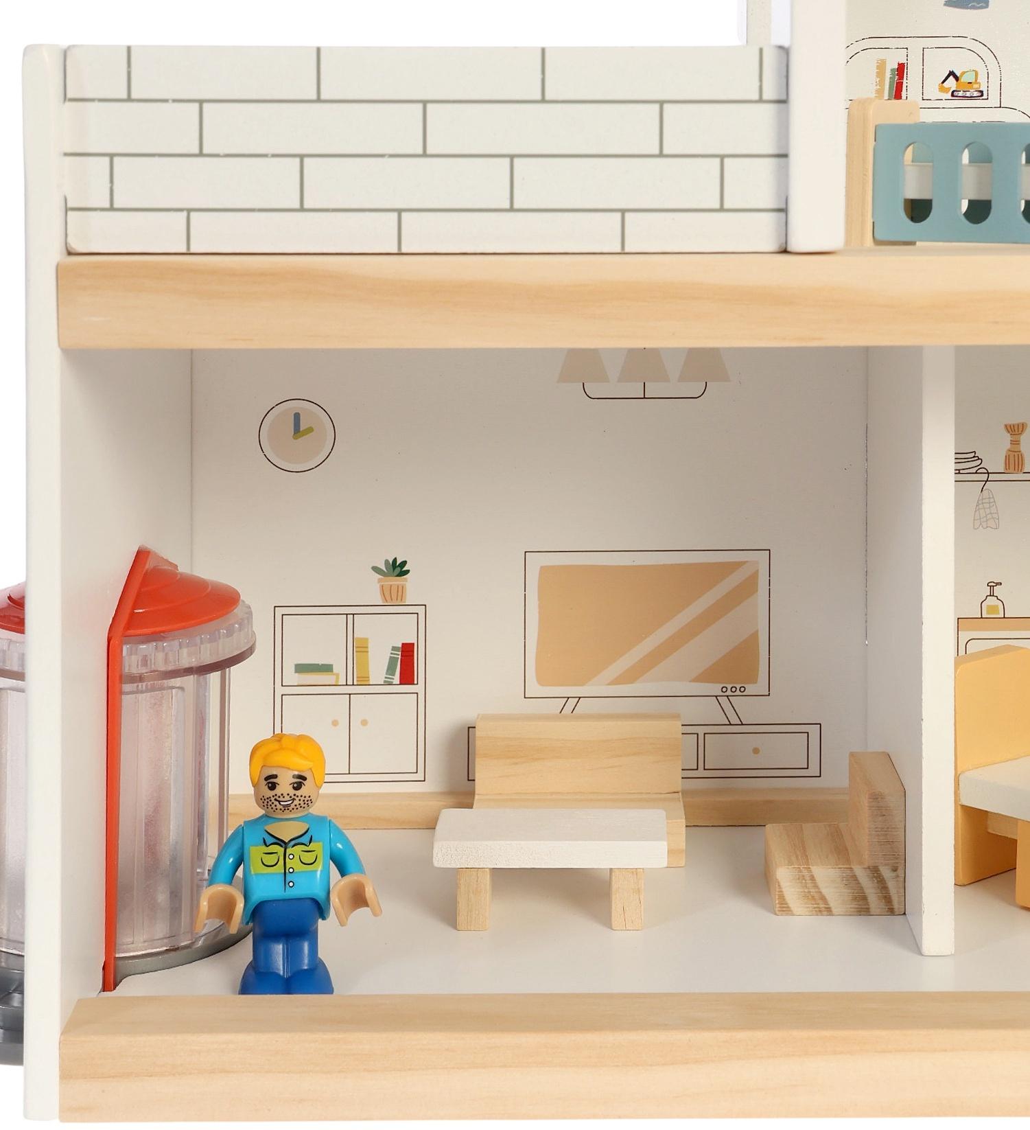 Кукольный домик с мебелью