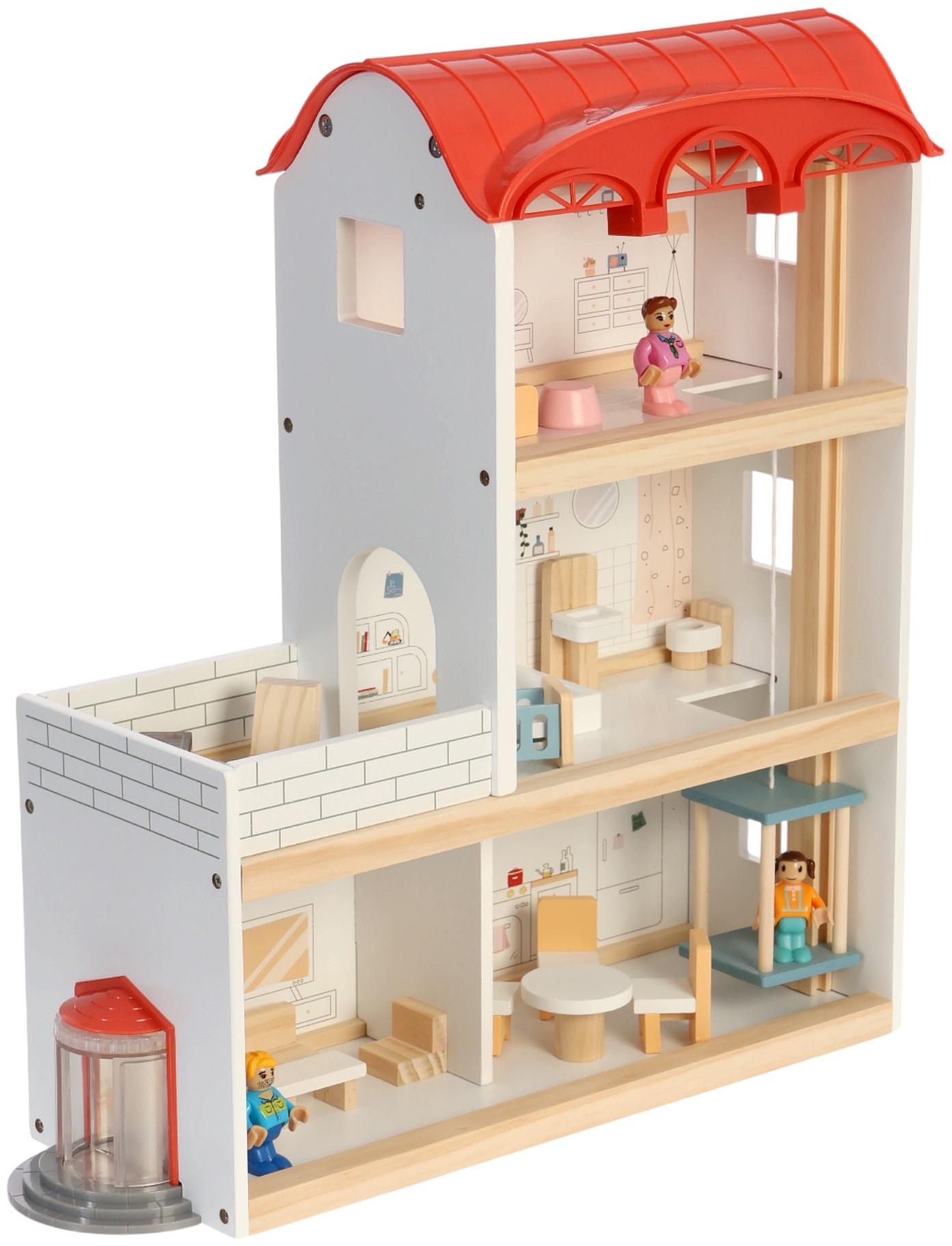 Кукольный домик с мебелью