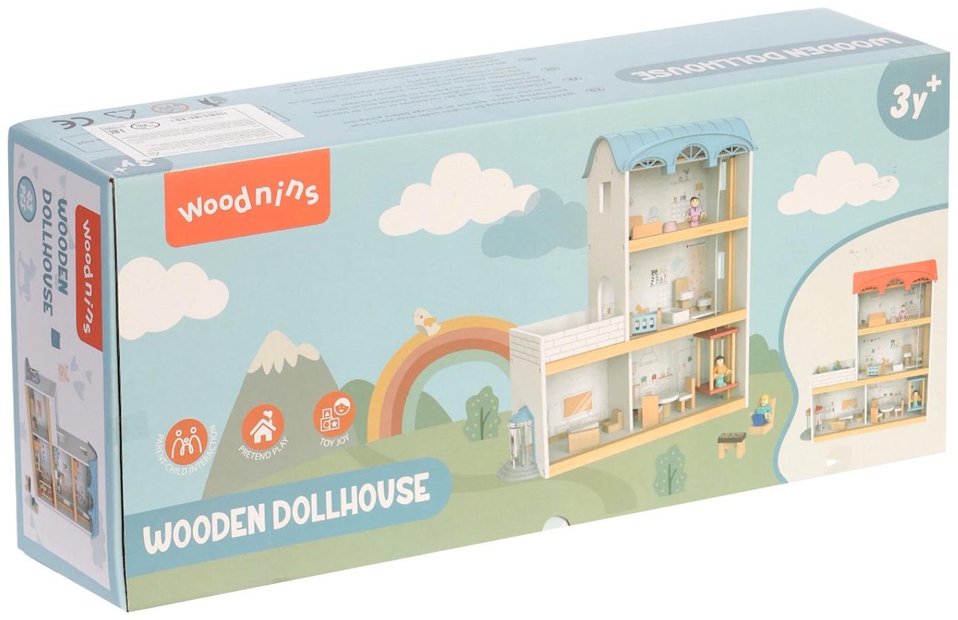 Кукольный домик с мебелью