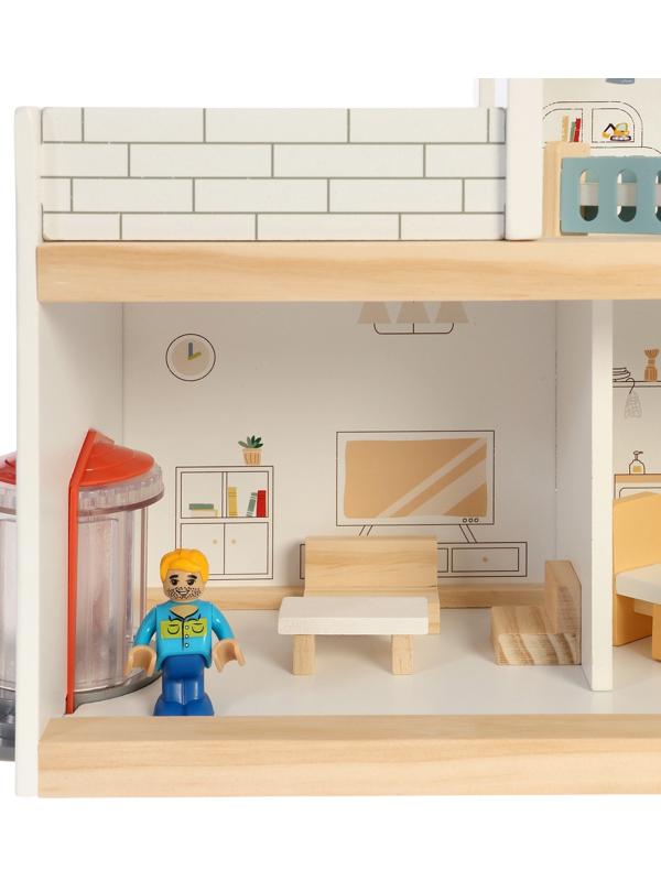 Кукольный домик с мебелью