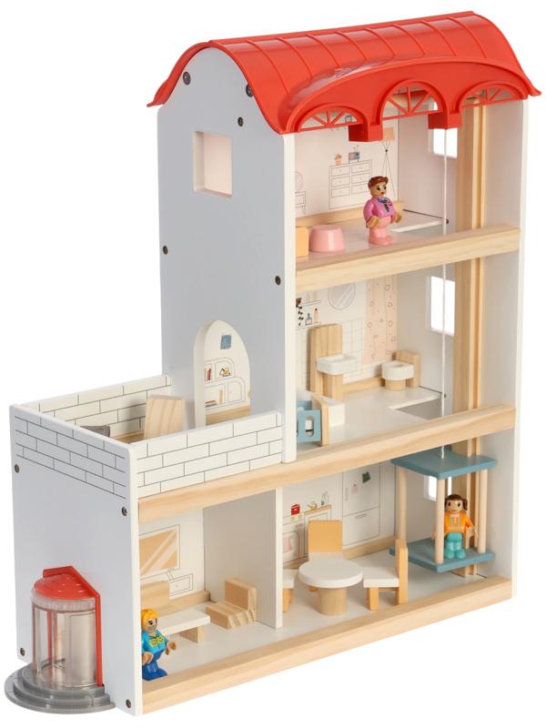 Кукольный домик с мебелью