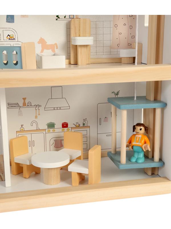 Кукольный домик с мебелью