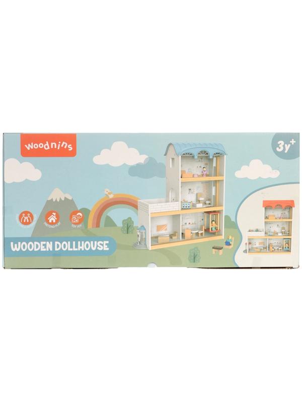 Кукольный домик с мебелью