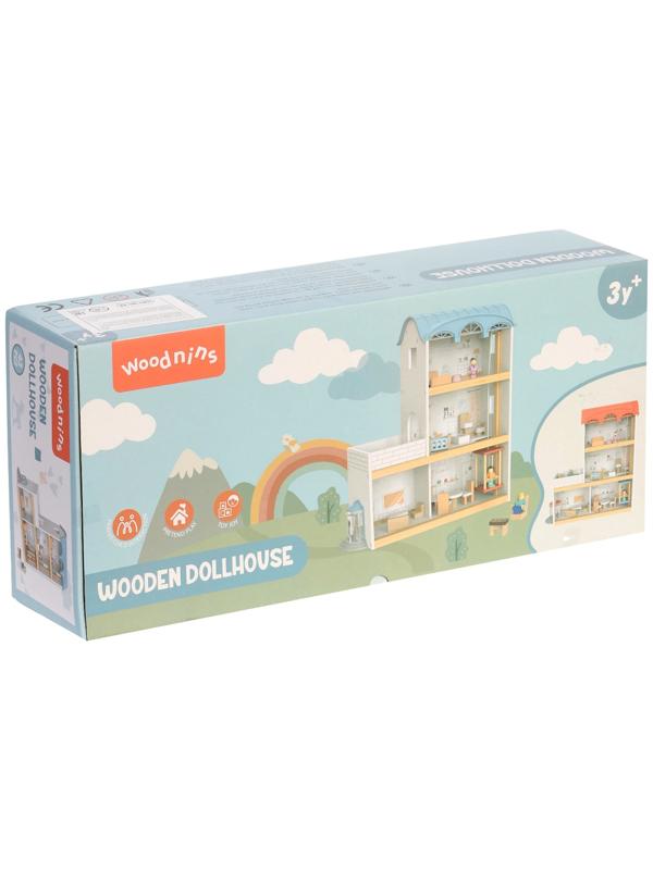 Кукольный домик с мебелью