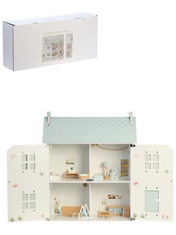 Кукольный домик с мебелью