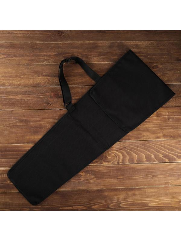 Чехол для шампуров, с ручкой, чёрный