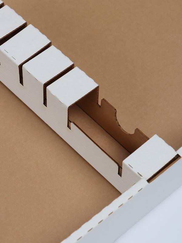 Коробка для набора барбекю, 77.5×27.5×6 см, картонная, прямоугольная