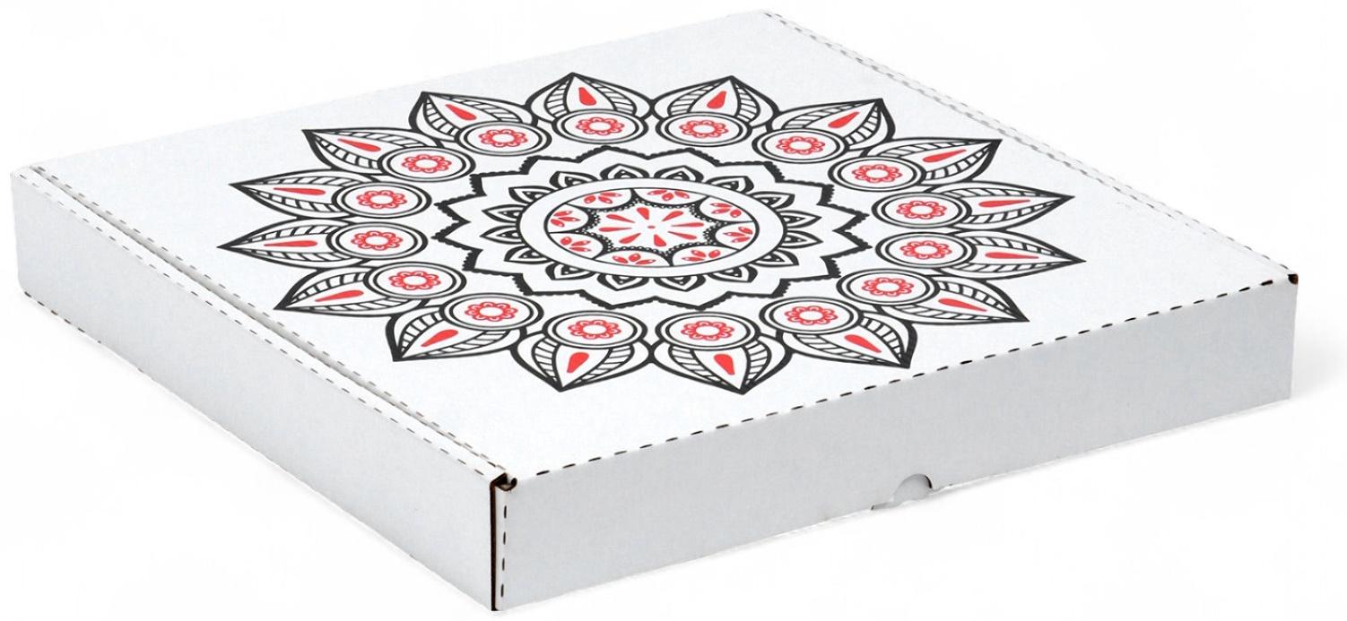 Коробка для набора барбекю, 32.5×33.5×5 см, картонная, квадратная