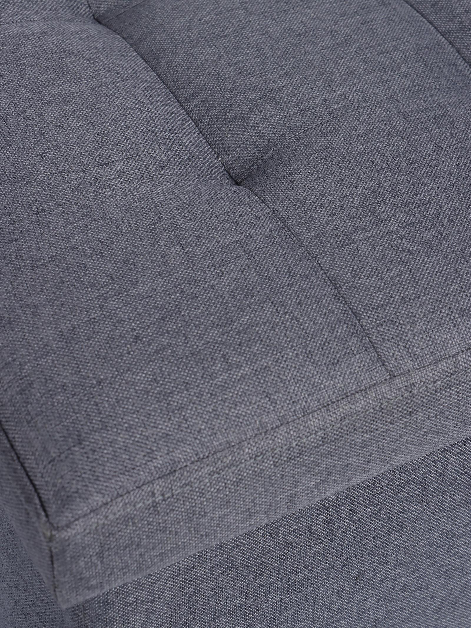 Пуф – короб складной «Клик Мебель», с ящиком, 380×380×380 мм, рогожка, цвет серый