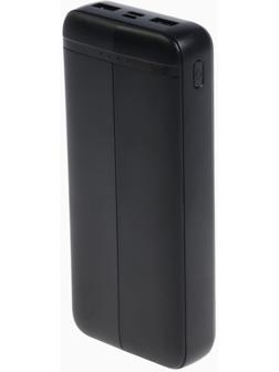 Внешний аккумулятор PB-04, 20000 мАч, 2 USB, 2 А, индикация, чёрный