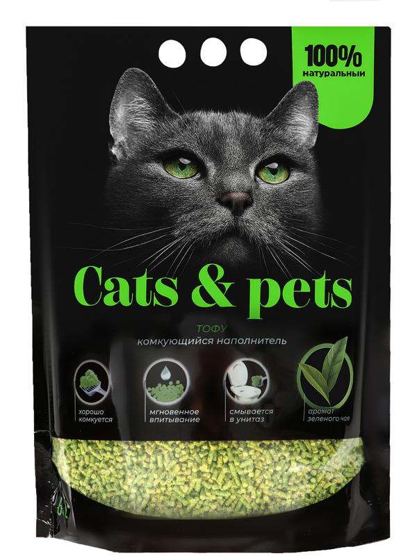 Наполнитель комкующийся ТОФУ, Зеленый чай