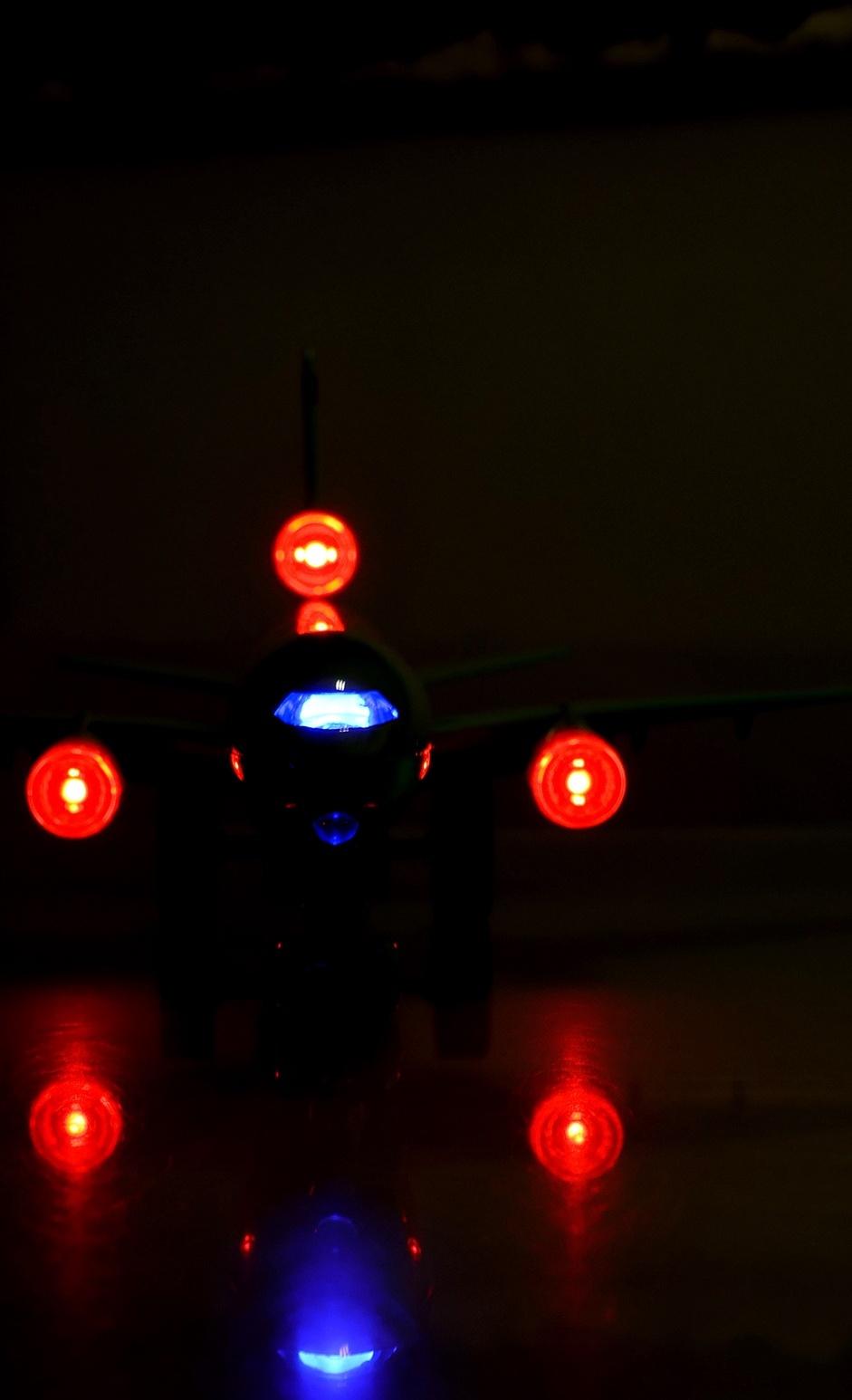 Самолёт металлический «Авиалайнер», инерция, свет, звук