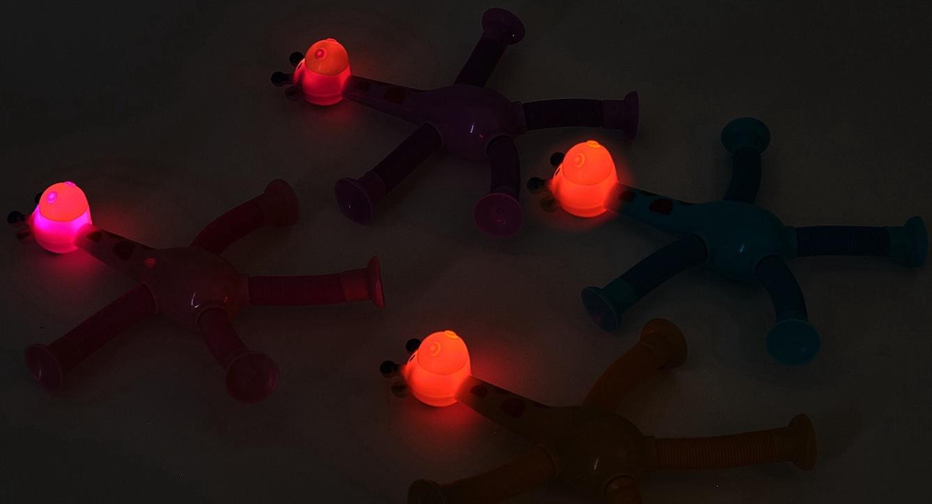 Антистресс - игрушка Pop Tubes «Жирафики», набор 4 шт.