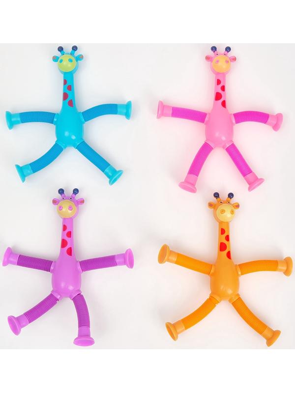 Антистресс - игрушка Pop Tubes «Жирафики», набор 4 шт.