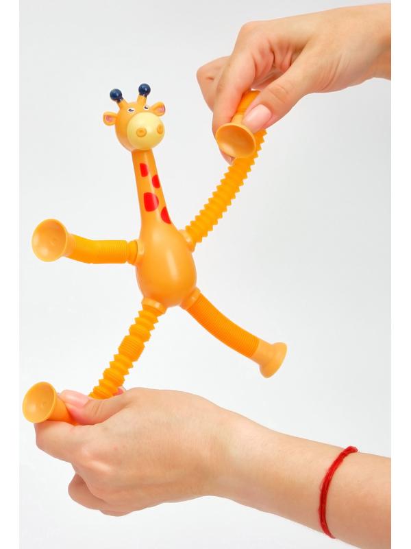 Антистресс - игрушка Pop Tubes «Жирафики», набор 4 шт.