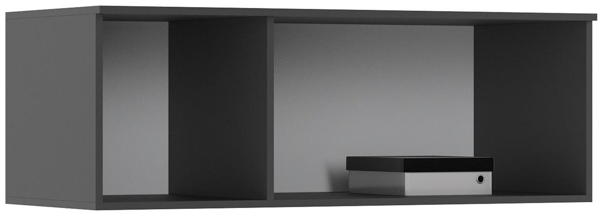 Шкаф – антресоль для трёхстворчатого шкафа «Норд», 1200×510×418 мм, цвет изумруд/графит