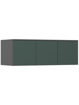 Шкаф – антресоль для трёхстворчатого шкафа «Норд», 1200×510×418 мм, цвет изумруд/графит